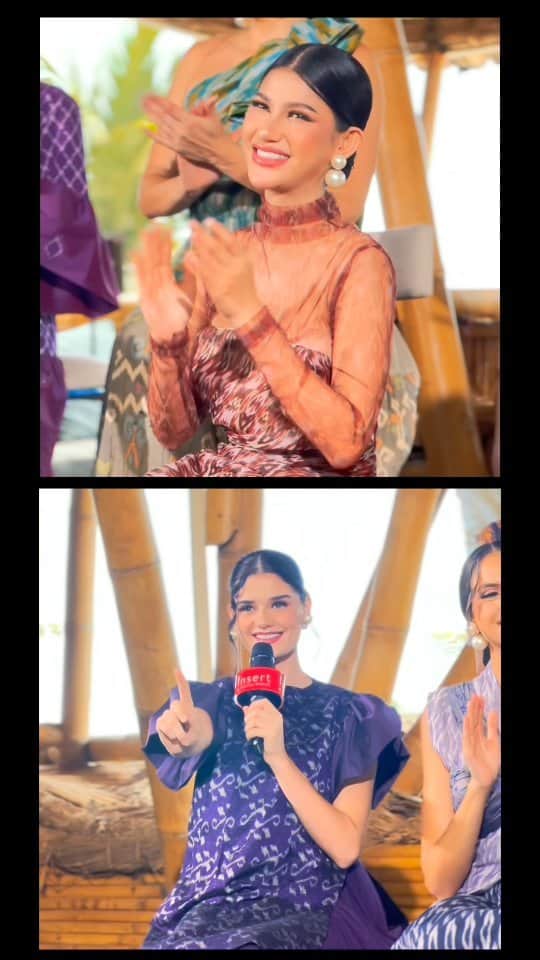Ivan Gunawanのインスタグラム：「A sneak peak for @italkinsert taping with our Top 10 Miss Grand International 2023 wearing @ikat_ind by @didietmaulana 's  Watch the full video on December 11, 2023 , 4 PM Jakarta Time at https://www.insertlive.com   Makeup and Hair : @mscosmeticofficial x @redberrymakeupofficial Location : @azulbeachclub  @missgrandinternational @nawat.tv @teresa.mgi   @mscosmeticofficial @maharanikemala @yayasanduniamegabintang @ivan_gunawan @balimandira @rianibram @italkinsert  #mscosmetic #balimandirabeachresort #MissGrandInternational2023 #MGI2023 #MissGrandIndonesia2023」