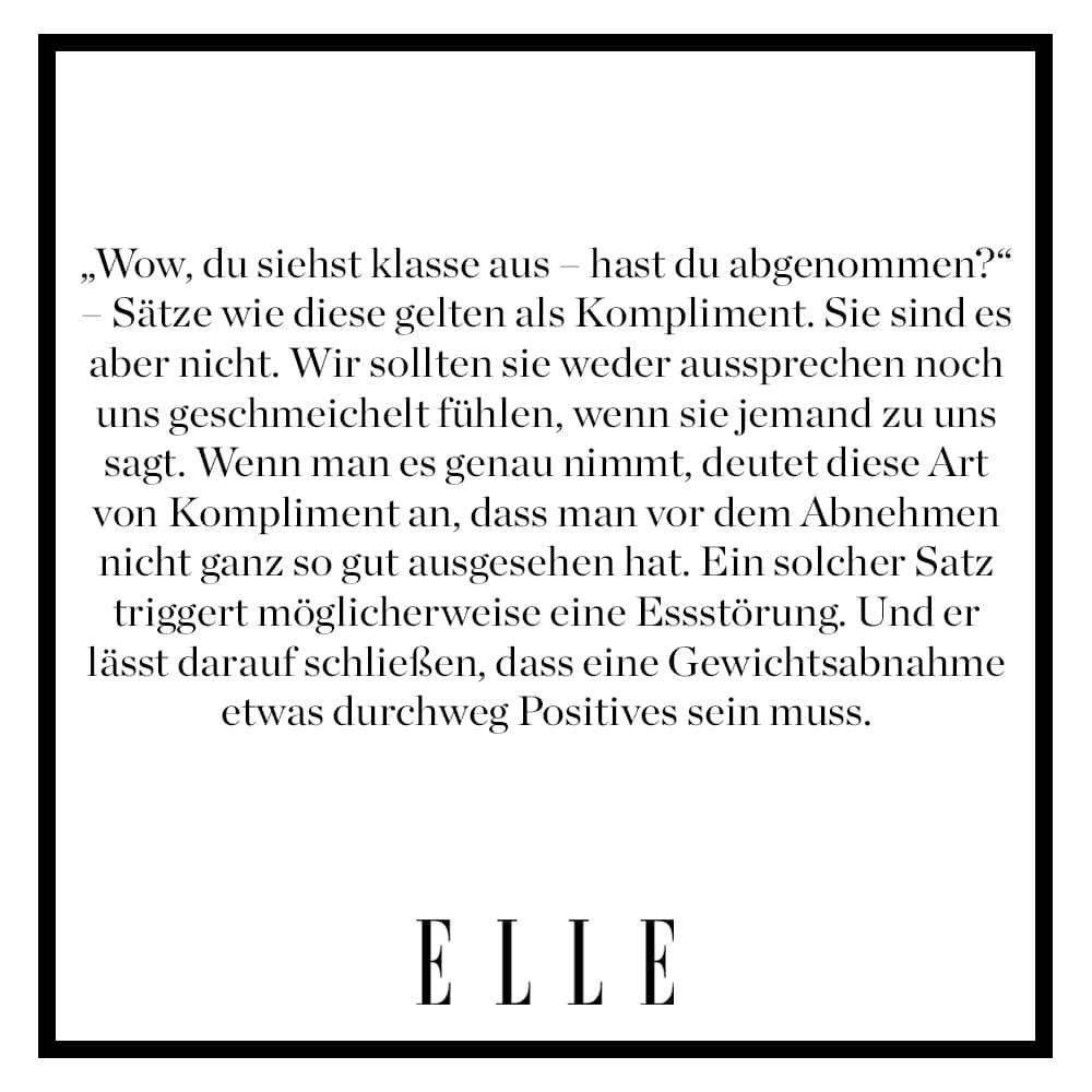 ELLE Germanyさんのインスタグラム写真 - (ELLE GermanyInstagram)「Bewegungen wie Body Positivity oder Hashtags wie #StrongIsTheNewSkinny wollen uns glauben lassen, dass mittlerweile alle Körperformen als schön gelten, Gewicht keine Rolle spielt, und der Vergleich mit anderen obsolet ist. Gerade auf Social Media sieht man trotz allem hauptsächlich sehr erfolgreiche Influencer*innen, die sehr schlank und/oder sehr sportlich aussehen. Willkommen in der Skinny Lüge! Mehr dazu jetzt auf Elle.de …  #bodypositivity #skinnylüge #femaleempowerment #bodyimage」12月2日 15時56分 - ellegermany