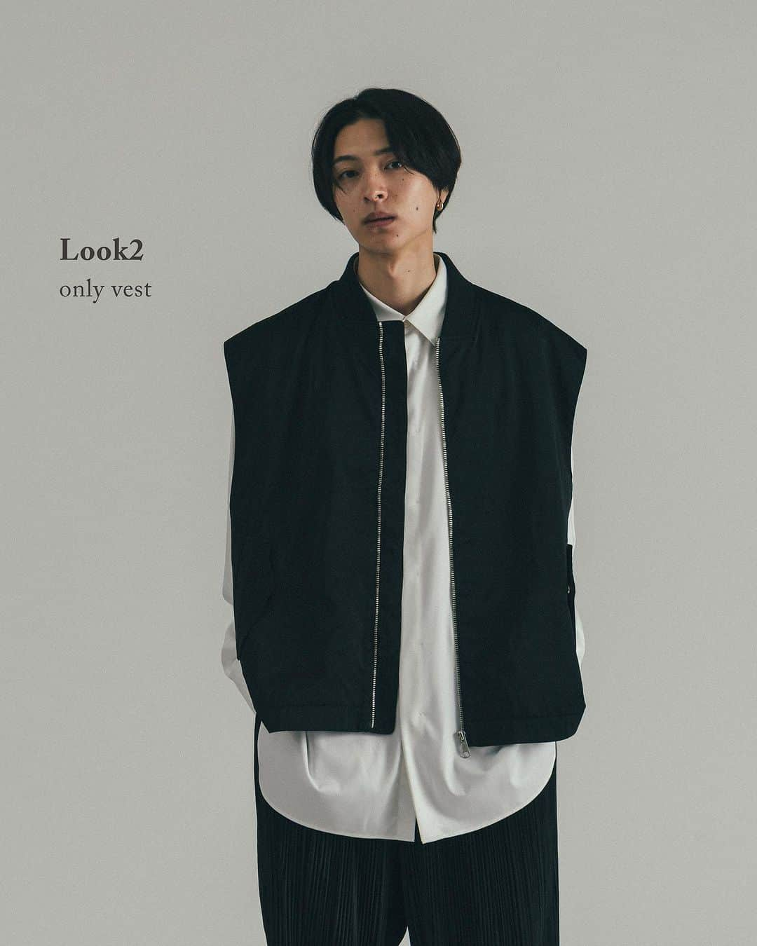 Lui's Lui's official instagramさんのインスタグラム写真 - (Lui's Lui's official instagramInstagram)「recommend item  □ 3WAY layered MA-1 / ¥42,900  【デザイン】 ユニークなデザインのレイヤードMA-1。  MA-1は表面がキルティングになっている珍しいデザインのタイプ。衿はノーカラーになっております。 上はベストになっており、取り外し可能。 ユニークなデザインと、ミリタリーデザインがMIXした新しいテイストのブルゾンです。  #ma1jacket #ma1コーデ #アウターコーデ」12月2日 16時56分 - luis_official___