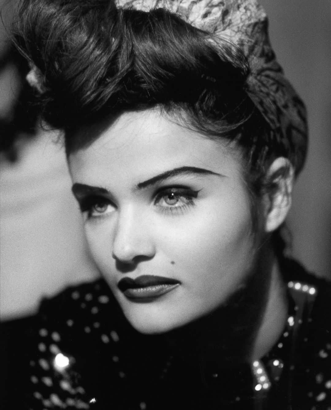 ピーター・リンドバーグのインスタグラム：「HELENA CHRISTENSEN, BEAUDUC 1990」