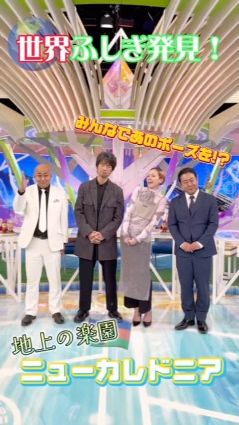 TBS「世界ふしぎ発見！」のインスタグラム：「. 🌺🌺🌺🌺🌺🌺🌺🌺🌺🌺  今夜９時の #ふしぎ発見 は 地上の楽園   ニューカレドニア🏝️🌈   青い海が似合う✨ 　今回のスタジオゲストは 🐠仲村トオルさん 🐠土屋アンナさん 🐠錦鯉 長谷川さん&渡辺さん　  なんと、、 ある人物が ハネムーンの行き先を ニューカレドニアに決定!??😳❤️‍🔥   🪸🪸🪸🪸🪸🪸🪸🪸🪸🪸」