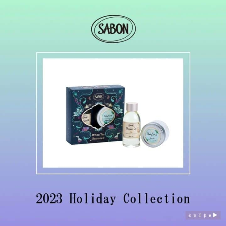 Fruit Gatheringのインスタグラム：「. 【SABON Holiday 2023 Limited Collection 第3弾🎁】  SABON 2023年12月1日(金)数量限定発売 ■バスタイムギフト ホワイトティー 数量限定　￥2,750(税込) ボディーソープ、ボディスクラブのミニセットが贈り物にもぴったりなホリデーデザインのパッケージで登場。麗らかな陽だまりのように安らぎを感じさせるホワイトティーの香り。繊細なホワイトティーと陽気なレモンが奏でる上品で優美な香りが広がります。  【セット内容】 ・シャワーオイル ホワイトティー 100mL ・ボディスクラブ ホワイトティー 60g  ■モイスチャーギフト グリーン・ローズ 数量限定　￥3,300(税込) 贈り物や、ご旅行・帰省などのトラベル時にもぴったりなボディーソープ、ボディローションのミニセット。新鮮な自然の息吹のような、咲きたてのフレッシュローズの香り。  【セット内容】 ・シャワーオイル グリーン・ローズ 100mL ・ボディローション グリーン・ローズ 50mL  ■ボディケアデュオ デリケート・ジャスミン 数量限定　￥5,500(税込) SABONを代表するボディスクラブとボディローションの特製サイズが入ったキットが、ホリデーデザインのBOXで登場。上品で凛とした、透き通るような空気を感じさせるデリケート・ジャスミンの香り  【セット内容】 ・ボディスクラブ デリケート・ジャスミン 200g ・ボディローション デリケート・ジャスミン 140mL  ■ボディケアデュオ ホワイトティー 数量限定　￥5,500(税込) SABONを代表するボディスクラブとボディローションの特製サイズが入ったキットが、ホリデーデザインのBOXで登場。麗らかな陽だまりのように安らぎを感じさせるホワイトティーの香り。  【セット内容】 ・ボディスクラブ ホワイトティー 200g ・ボディローション ホワイトティー 140mL  ・・・・・・・・・・・・・・・・・・・・ #fruitgathering #フルーツギャザリング #美容好きさんと繋がりたい #美容好きな人と繋が りたい #ボディケア好きさんと繋がりたい #ボディケア #化粧品 #ボディケア好き #バスタイム #おうち時間 #コスメ部 #コスメ情報 #保湿ケア #保湿 #ボディケアマニア #ご褒美ケア #ボディスクラブ #ボディクリーム #シャワーオイル #ボディソープ #コフレ #ホリデーコレクション #ホリデーコレクション2023 #クリスマスコフレ #SABON #サボン」