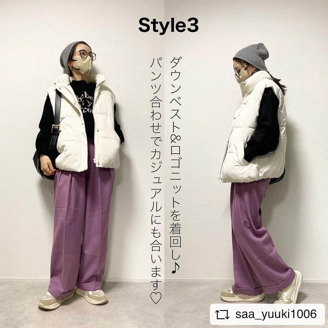 ハニーズ公式さんのインスタグラム写真 - (ハニーズ公式Instagram)「#Repost @saa_yuuki1006   • • • • • • @saa_yuuki1006 さんの投稿です。 素敵な投稿ありがとうございます。  • • • • •  ・ @honeysofficial さんの秋冬アイテムもめちゃくちゃ可愛いのでご紹介💕  ロゴニット、ダウンベスト、マーメイドスカート どれも着回しがきくこれからの季節におすすめなアイテムです😆🫶 ダウンベストは前回のハーフジップニットワンピースに合わせてたやつです❤️これほんとに可愛い🥹💕 他のカラーも可愛いのでぜひチェックしてみて下さい🥰  ✔︎ロゴニット ブラック/M 🏷636-31-1286  ✔︎ファイバーダウンベスト アイボリー/M 🏷673-45-8211  ✔︎マーメイドスカート クロ×オフ/M 🏷573-24-8737  …………………………………………………  #pr #honeys #ハニーズ #ハニーズコーデ #マーメイドスカート #ロゴニット #ダウンベスト #ママコーデ#ママファッション#大人コーデ#大人カジュアル#プチプラコーデ#プチプラファッション#おしゃれさんと繋がりたい#プチプラ好きな人と繋がりたい#男の子ママ#三兄弟ママ#ミディアムヘア」12月2日 9時42分 - honeysofficial