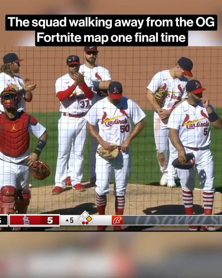 MLBのインスタグラム：「OG Fortnite … you will be missed 🥲」