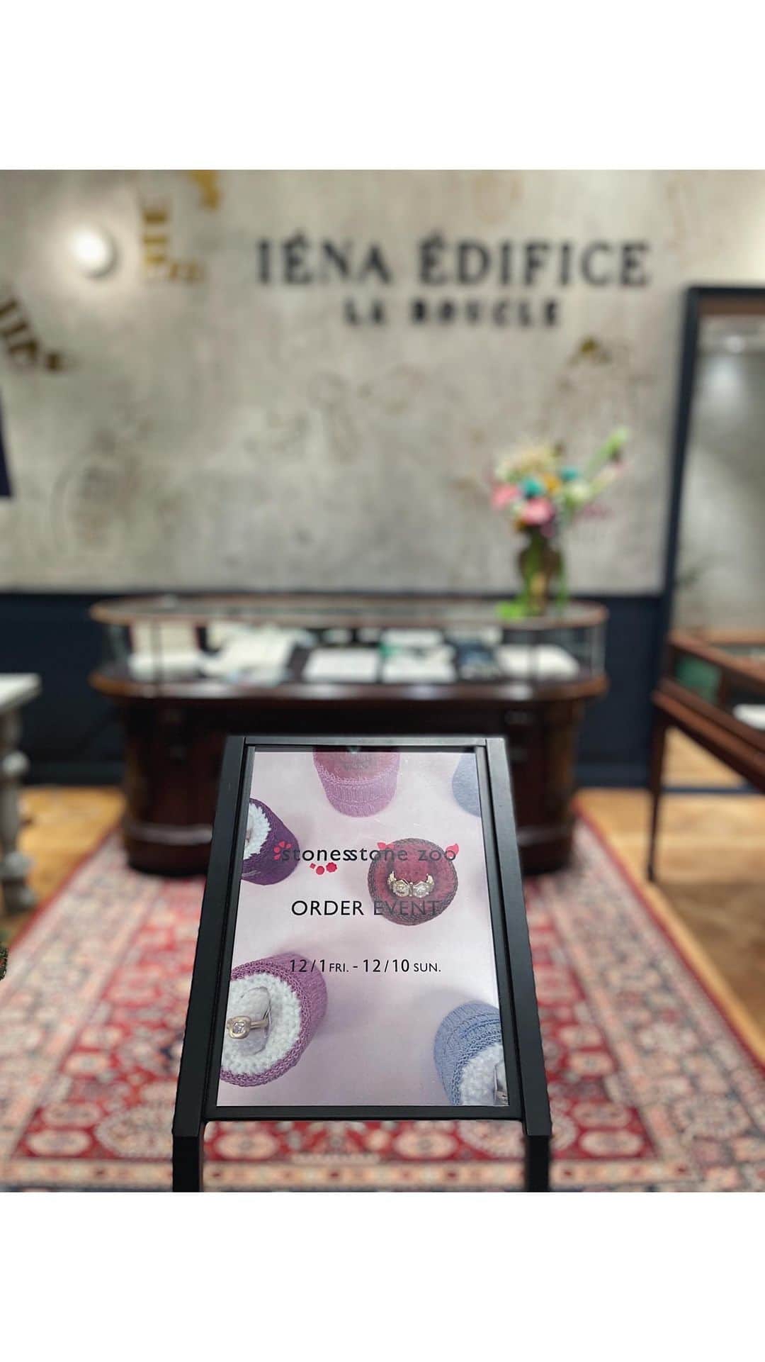 IÉNA LA BOUCLEのインスタグラム：「💎stones stone zoo💎 order event!!! 〜12.10 sun @newoman_shinjuku」