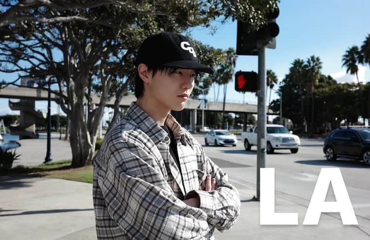 スンヨンのインスタグラム：「LA where you be at  night time in Korea✨」