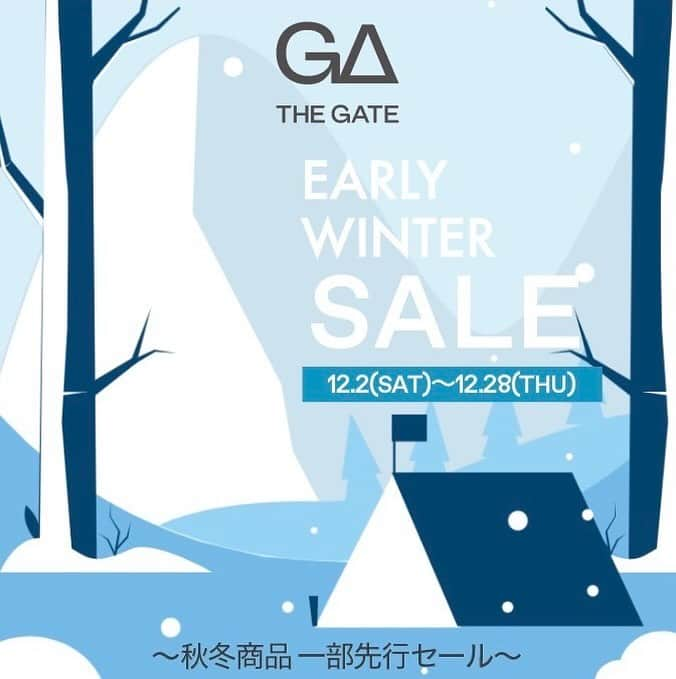 SUNDAY MOUNTAINのインスタグラム：「・ 【EARLY WINTER SALE スタート】  本格的に寒くなってきましたね🥶  THE GATEでは、 秋冬商品が一部お買い得になっています。  冬支度に是非店頭でお待ちしております。」