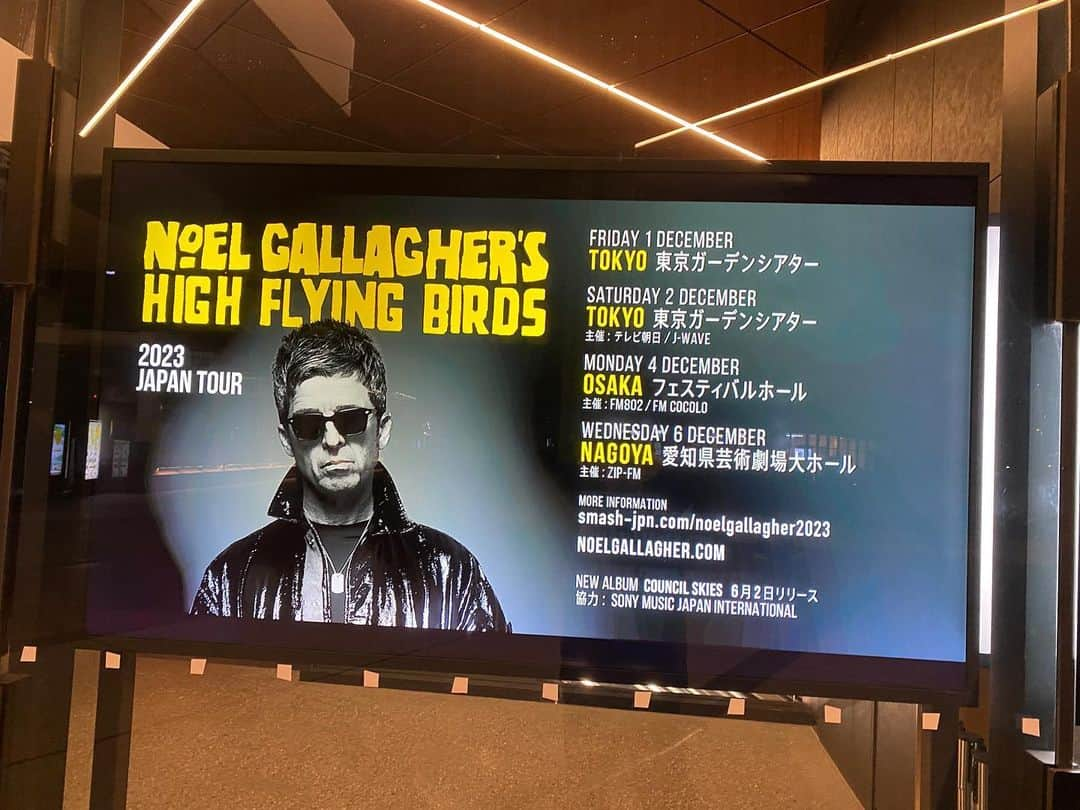 高橋武のインスタグラム：「NOEL GALLAGHER’S HIGH FLYING BIRDS」