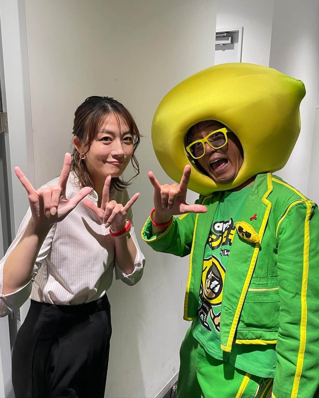 大島由香里さんのインスタグラム写真 - (大島由香里Instagram)「レモンと頭突き🍋 山本シュウさんありがとうございました！  #世界エイズデー #12月1日 #自分事 #レモンさん」12月2日 14時47分 - yukari__oshima