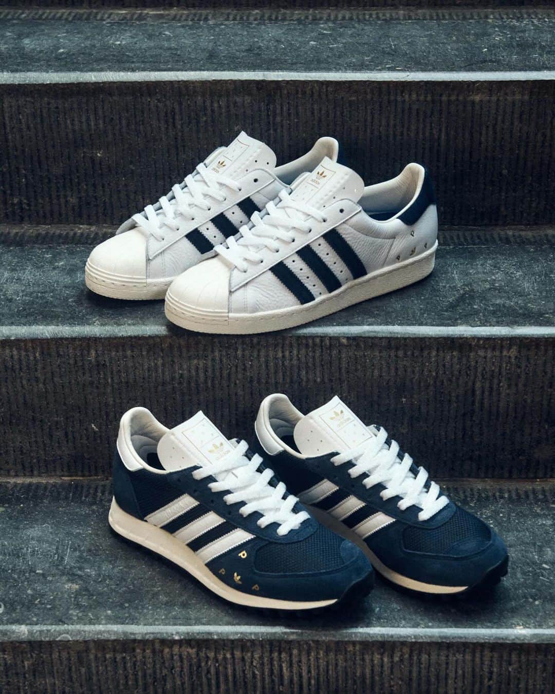 adidas Skateboardingのインスタグラム：「/// Designed as uniforms for the pupils and teachers at the Pop Training facility, the latest collection can help to improve your pop and harness your life.  Available now on adidas.com/skateboarding, select retailers worldwide and at poptradingcompany.com  @poptradingcompany 📸 @zandertaketomo  #adidasSkateboarding #PopTradingCompany #adidasSuperstar #Superstar」