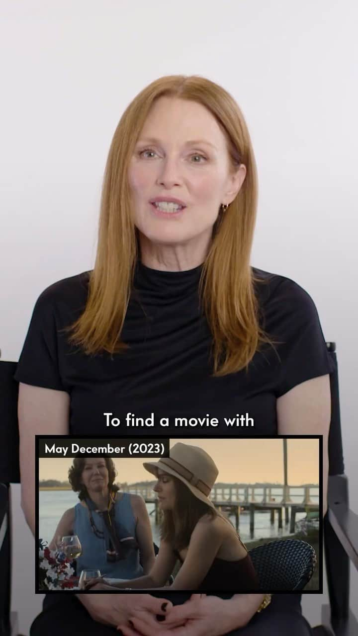 Vanity Fairのインスタグラム：「@JulianneMoore reflects on the “difficult narrative” of her character Gracie in her new film #MayDecember.」