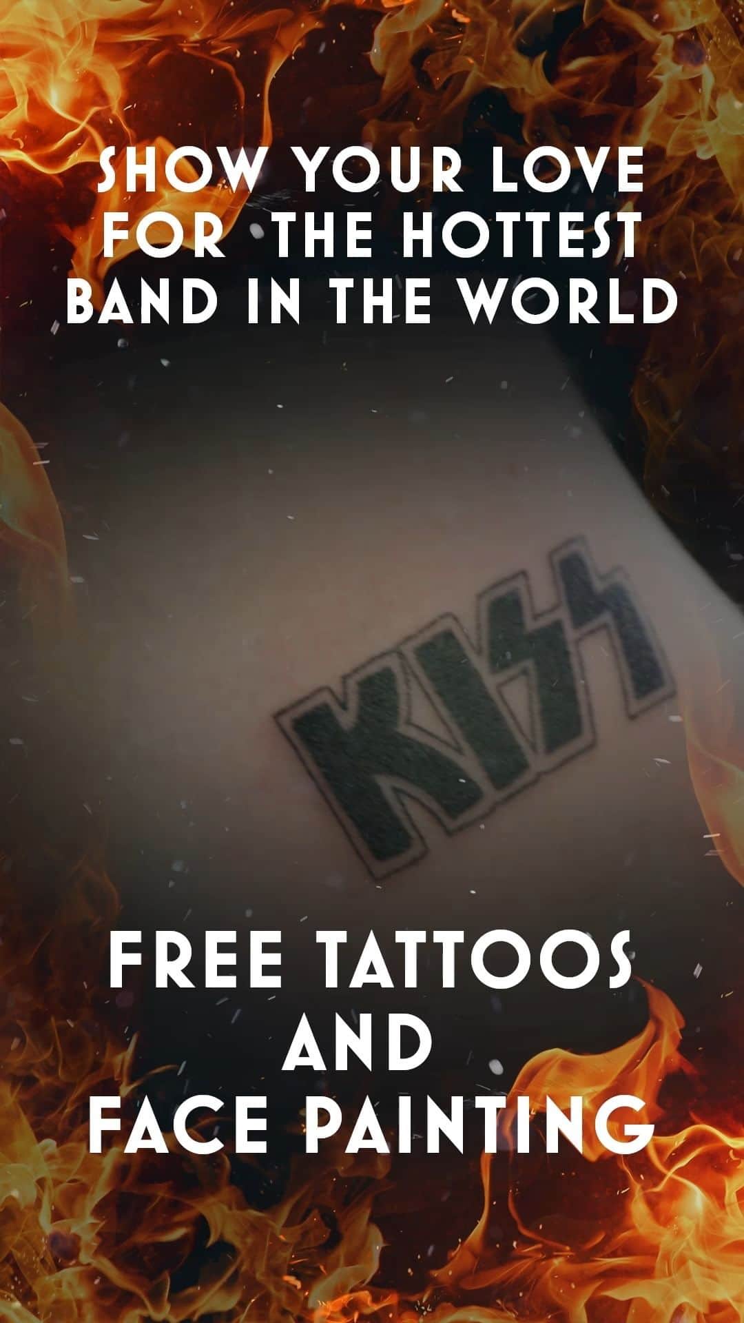 KISSのインスタグラム：「Saturday, 12/2: Hey #KISSARMY! Check out Inked NYC (150 W 22nd St) for Flash Tattoos 11am- 7pm & Face Painting 1pm- 5pm! #KISSNYCTAKEOVER」
