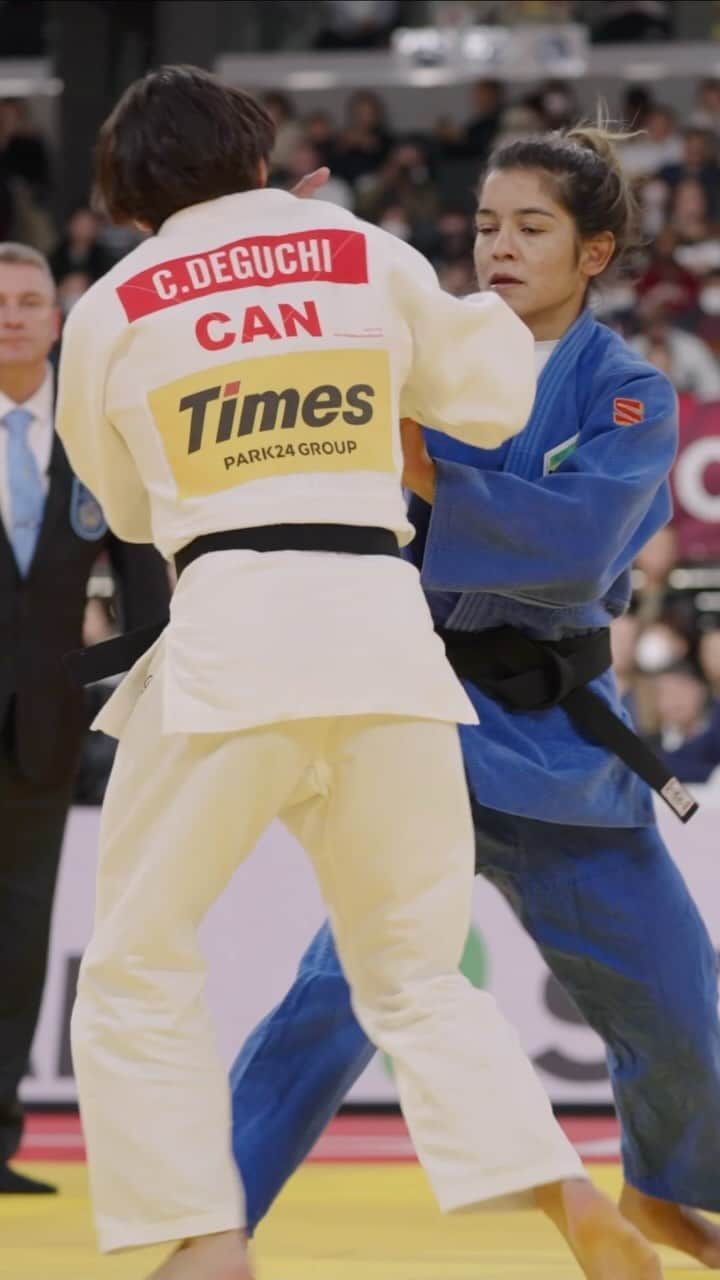 出口クリスタのインスタグラム：「Without a doubt, winning gold in Japan is a special feeling for Deguchi 🇨🇦🥇  Follow all the action on JudoTV.com 📺  #JudoTokyo #Judo #Tokyo  #Japan  #Sport #Olympics #OlympicQualifiers #RoadToParis2024 #WJT」