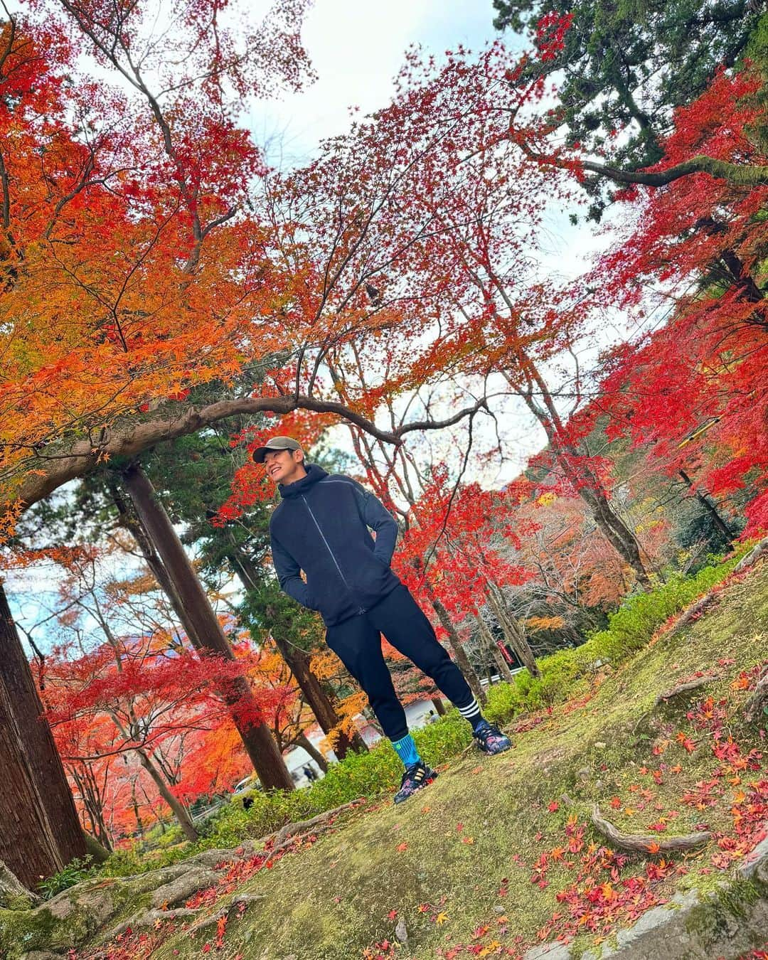 藤田慶和のインスタグラム：「紅葉🍁 #毘沙門堂 #京都」