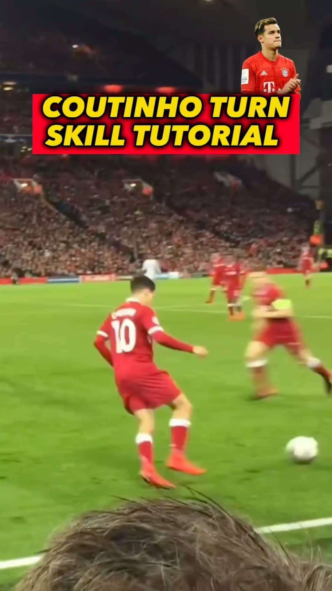 たまこうのインスタグラム：「. Coutinho turn🇧🇷 Have you ever used this technique? この技を使った事はありますか？？  Follow me⤵️ @tamakou0908   #サッカー#サッカードリブル#サッカー少年#サッカーママ#サッカーパパ#たまこう#長崎総附サッカー部#サッカースクール#soccer#football#footballskill #soccerskills #footballplayer #soccerplayer」