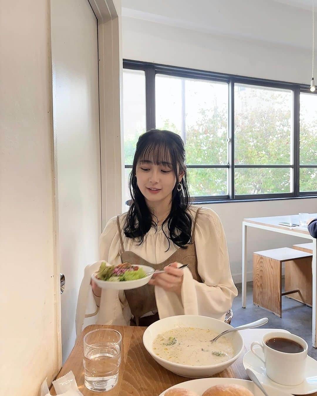 向井葉月さんのインスタグラム写真 - (向井葉月Instagram)「季節のポタージュ☺︎ 寒くなってきたので温かいランチを食べてきました♪  #乃木坂46 #向井葉月」12月2日 19時39分 - hazuki.p3.official