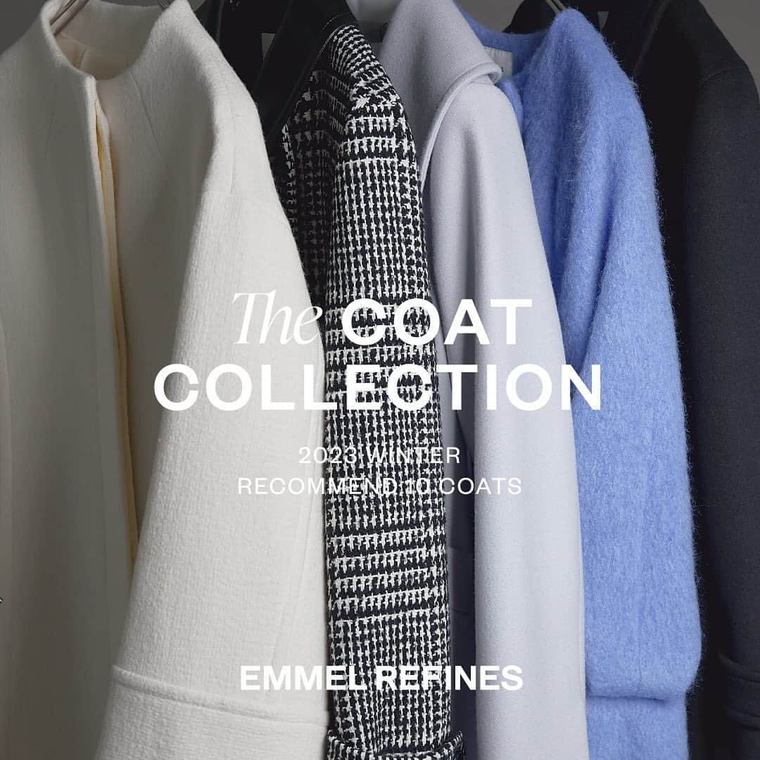 JewelChanges Official Accountのインスタグラム：「【WINTER COAT】  冬のファッションの主役ともいえるコート。  EMMEL REFINESのコートは 一枚でスタイリングが決まる、 ここにしかないデザインばかり。  きっとこの冬の本命コートが見つかる、 バリエーション豊かな COAT COLLECTIONをご紹介します。  #emmelrefines  #エメルリファインズ  #unitedarrows  #ユナイテッドアローズ」