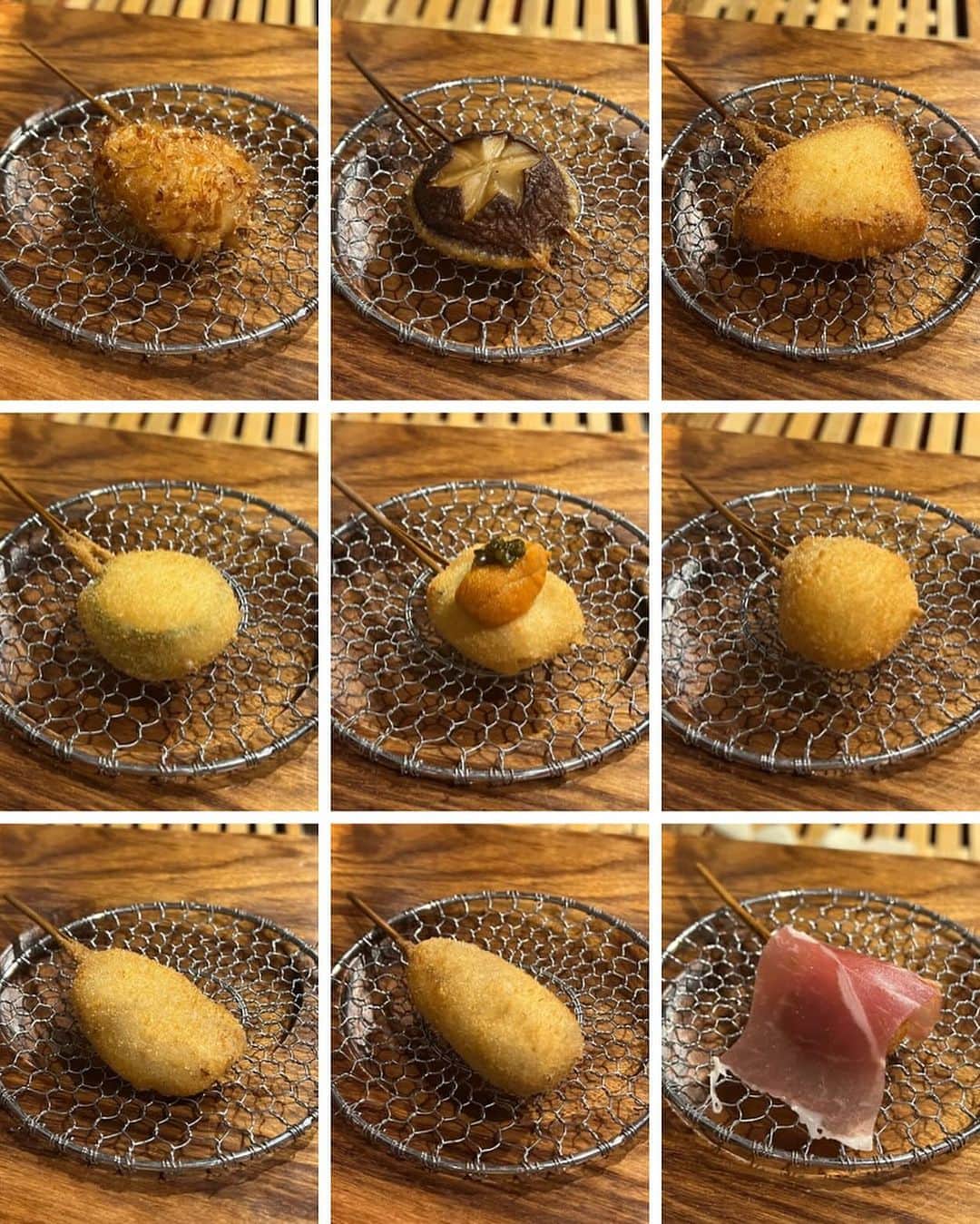 リナフランチェスカさんのインスタグラム写真 - (リナフランチェスカInstagram)「心斎橋で美味しい串カツならココ！ってグルメの人におすすめされたお店。 行ってみたら、ホンマにハズレ無しで美味しかった🤤     食べたのは、ストップ言うまで出してくれるおまかせコース。 ほぼメニューに載っていない、おすすめの串カツをだしてくれます。 価格帯は4500円〜6500円 お酒飲むならプラスって感じかな？ ここはワインが豊富でおすすめみたいです🍷    姉妹店はミシュラン選ばれてて、 ここはもうちょっと気軽に行けるところみたい🫡 地下にあるから、知ってる人しか来なさそうな穴場な感じです🫣     お寿司のシャリを揚げた、本鮪寿司揚げとか、 子持ち昆布に生ウニキャビア乗ってるのとか、 創作串が面白いんだけど   私が食べた中でも【特におすすめ5つ】は、  ◾︎魚介スペシャル380円  （6種類の魚のすり身で、スタッフさんもこれ1番好きだそう） ◾︎淡路島産たまねぎ160円  （これ玉ねぎ？てくらい甘くてとろとろ） ◾︎生ハムとイチヂクチーズ260円  （女子が好きな味。スタッフさん2番目に好きらしい） ◾︎鹿児島県産香潤豚260円  （柔らかくて肉の味が好みでした） ◾︎極上黒毛和牛ヘレ肉860円？  （これも柔らかくて溶けたよ）    日によって食材あるのとないのあるみたいだけど あったら出してくれるかもだから聞いてみて☺️  気さくなスタッフさんがお話してくれるので カウンターでおひとり様でも来られる人いるみたい🙌 デートにもおすすめ！♡    ✼••┈┈┈┈••✼••┈┈┈┈••✼   🏠 串揚げキッチンだん心斎橋店 🔗 PR @danshinsaibashi 📍 大阪市中央区東心斎橋1-6-15ディオレクレスト東心斎橋  🚃 心斎橋駅   ✼••┈┈┈┈••✼••┈┈┈┈••✼        #串揚げキッチンだん心斎橋店 #大阪串カツ #心斎橋グルメ #心斎橋居酒屋 #心斎橋ディナー #串揚げキッチンだん #心斎橋飲み #心斎橋グルメ穴場 #心斎橋ご飯 #ヨーロッパ通り #心斎橋 #ヨーロッパ通りグルメ #東心斎橋グルメ #東心斎橋ディナー #東心斎橋居酒屋 #東心斎橋の隠れ家 #東心斎橋デート #心斎橋デート #心斎橋串カツ #東心斎橋串カツ #ミナミグルメ #ミナミディナー #ミナミディナー穴場」12月2日 20時03分 - rinachesca
