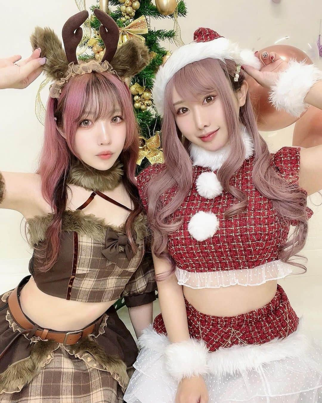 鳥海かうのインスタグラム：「@clearstone_official  さんの新作サンタ🎅 トナカイ れいいち @re_chi0119  ❁ ❁ ❁ ❁ ❁ ❁ ❁ ❁ #グラドル  #うさ耳 #コスプレ  #コスプレイヤー #cosplaygirl #cosplayer #チャイナドレス #japanesegirl #bunnygirl  #バニー  #バニーガール  #ハイレグ #コンパニオン #コスプレ #コスプレイヤー #メイド #メイド服 #Japanese #むちむちボディ  #お尻  #兎年 #akihabara  #グラビア #girlcute #フェチ #cosplaysexy  #太もも #japanmodel #鳥海かう #写真好きな人と繋がりたい #ポートレートモデル #撮影モデル」