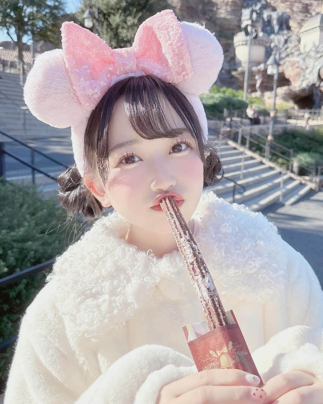 松本かれんのインスタグラム：「〜 ‪‪❤︎‬ (´□｀) ぱく」