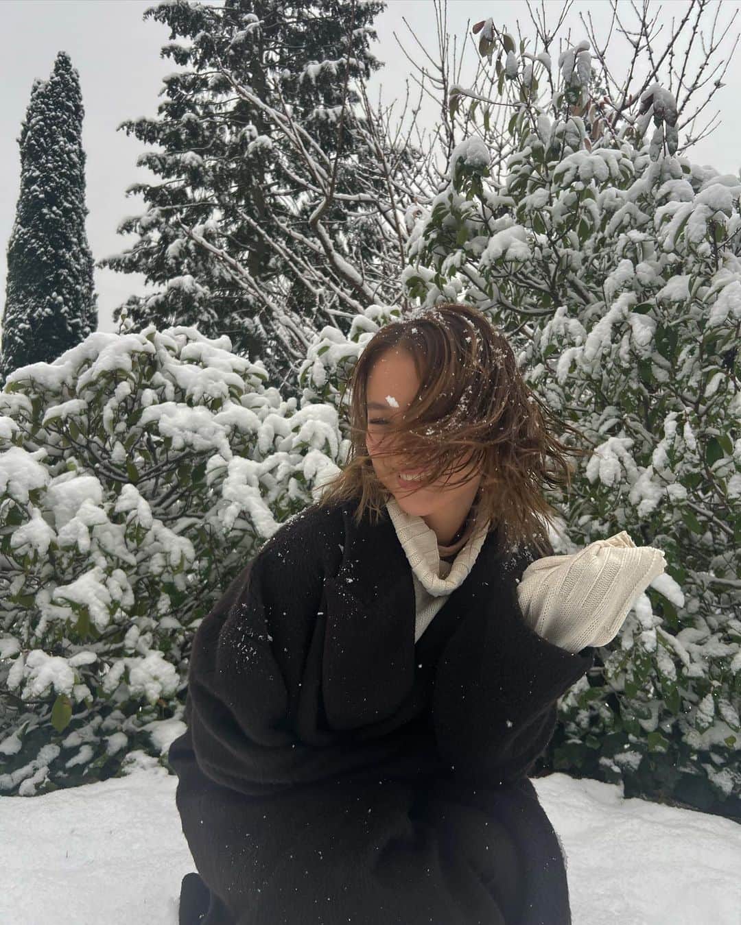 サクラ・キルシュさんのインスタグラム写真 - (サクラ・キルシュInstagram)「snow makes me so happy」12月2日 23時11分 - sakura_kirsch