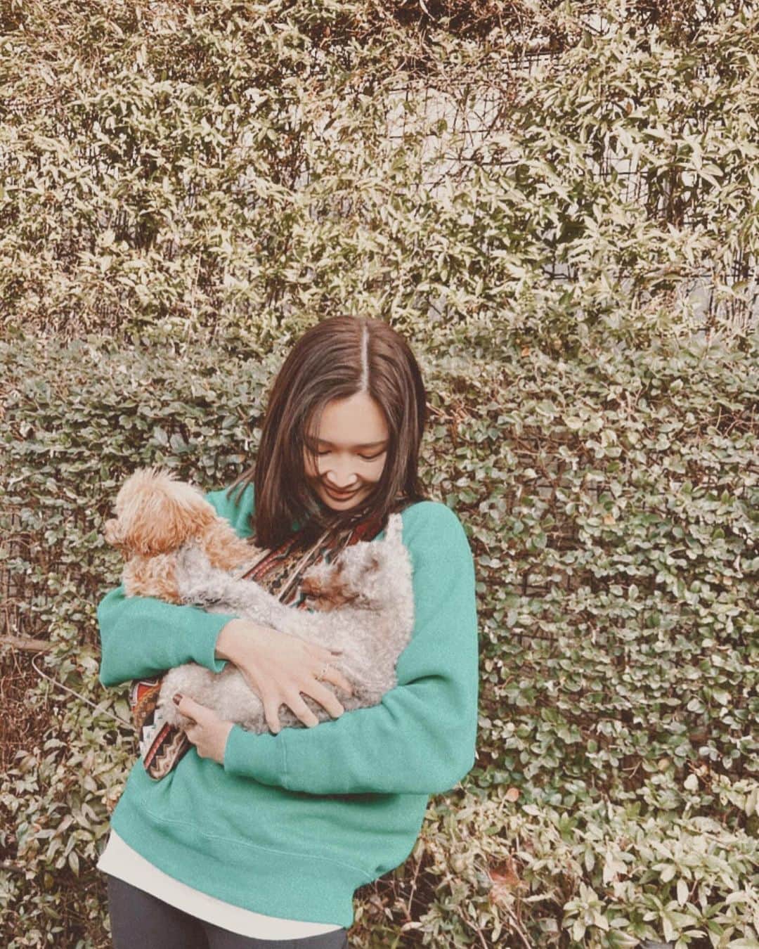 紗栄子さんのインスタグラム写真 - (紗栄子Instagram)「今日は愛犬dollの一周忌でした🪽  今日のファームは寒かったけれど、とても美しい１日でした🌿  今日は、とても賢くて可愛いかったdollとのたくさんの思い出を思い出し、 1年前の今日、私の腕の中で旅立ったdollを想い涙して、 dollにしてあげられなかったたくさんのことを改めて後悔した１日となりました。  dollとのお別れで痛いほど感じたこの後悔を。  もう決して同じ気持ちにならないように、 いま私の人生に関わる大切な人たちや愛すべき動物たちに対してしっかりと向き合って生きていきたいと。 改めて感じた今日。  限られた時間の中で、私のことだけではなく、私の大切にしているものも大事に想ってくれて、大切な時間を費やしてくれる人たちのことを私は絶対に忘れてはならないし、同じようにその人のことも、その人の守りたいものも、私自身が大切にしながら生きていきたい。  そうすることが、たくさんのことを教えてくれたdollに、今生かされている私が唯一できる恩返しだと。  そんなことを思った１日でした😌  仕事終わりに久しぶりに行った @dearfolksandflowers のあむちゃんがどーちゃんのために素敵な花束を作ってくれました😌💐✨🎀  どーちゃんに似合う、パープルやピンクの優しい色合いのブーケ🐩🎀🪽🫧💐  あむちゃんの優しさに癒されながら、温かい気持ちのまま帰路につきました😌🤲🏻  あむちゃんありがとう😌🤲🏻✨  そして、一緒に行ってくれたまんちゃんもありがとう😌🤲🏻✨  そして  どーちゃん。  私のところにきてくれてありがとう。  共に過ごした全ての思い出が私の宝物です。  これからもずっとずっと愛してるよ。  どーちゃんにまた会えるその日まで、私も頑張るね😌🪽」12月3日 0時09分 - saekoofficial