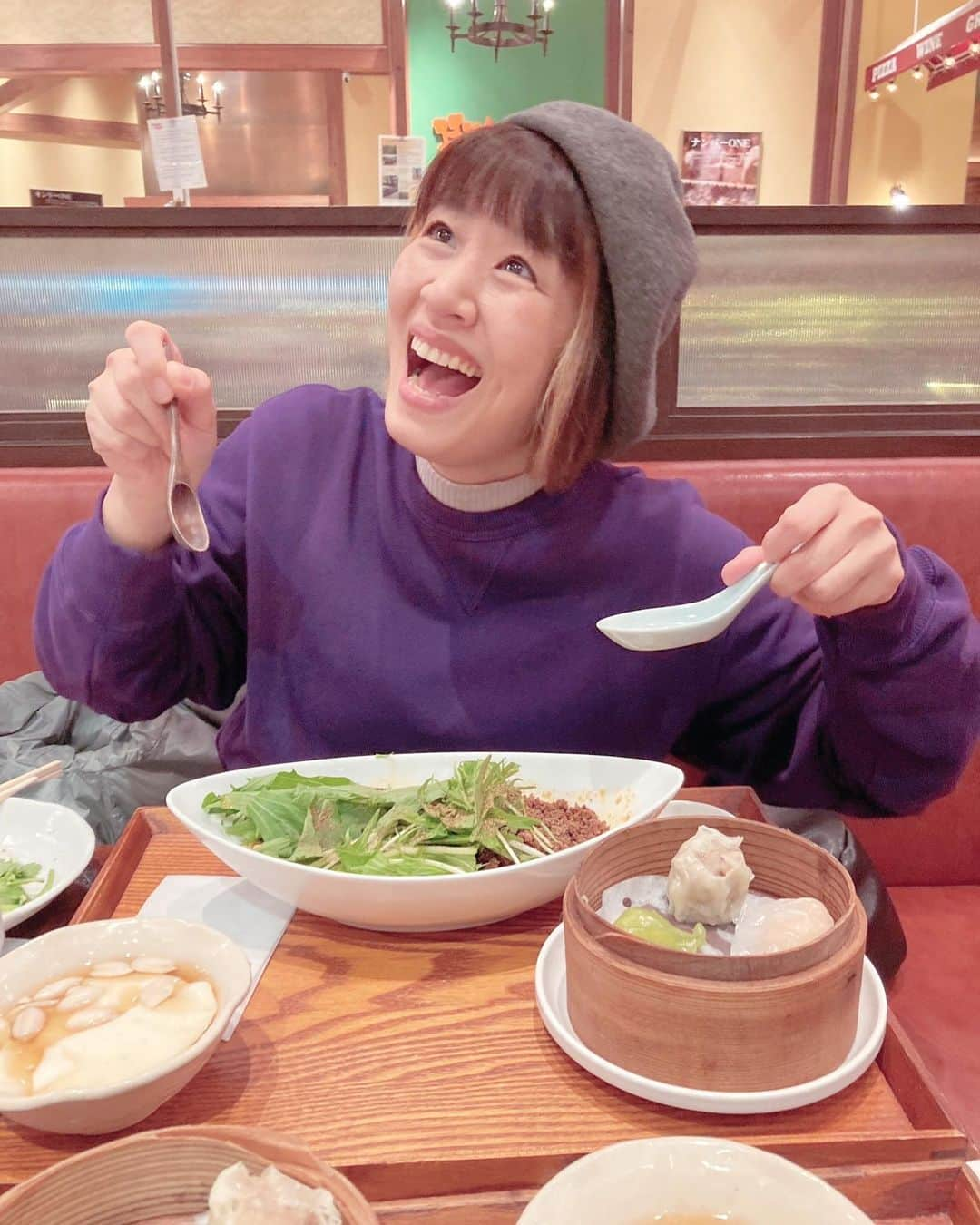 奥村愛子さんのインスタグラム写真 - (奥村愛子Instagram)「🍝  佳代ランチ  @kayotsuchiya   武蔵小杉へ ほぼはじめて行きました 風通しの良い街ね ランチしてタピオカ飲んだ」12月3日 0時46分 - okumuraaiko