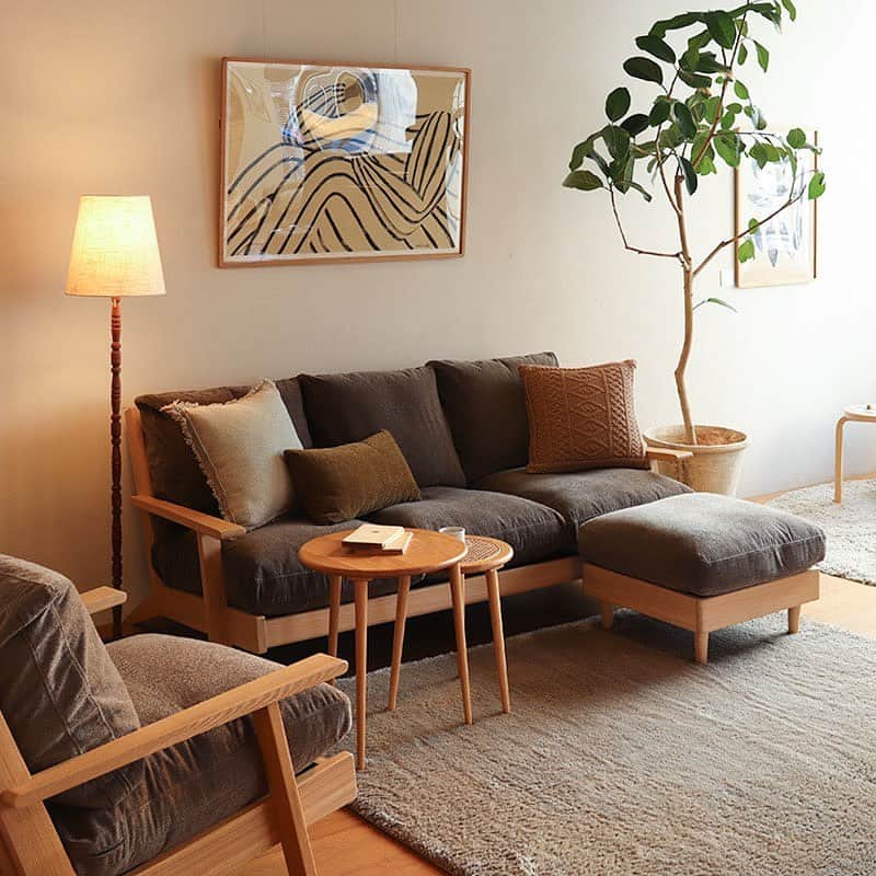 ReCENO. オットマンfolk オリーブ コーデュロイ オットマン folk／NA