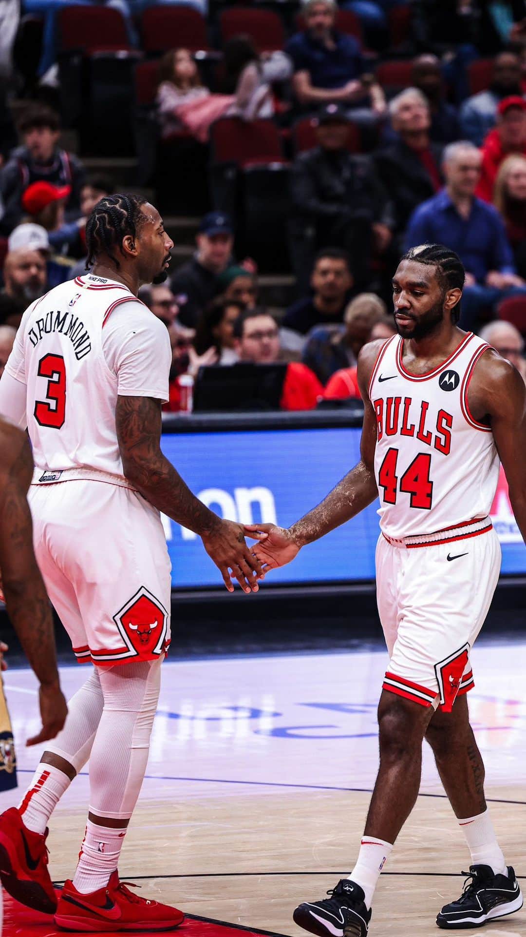 Chicago Bullsのインスタグラム：「Pat and Dre playing suffocating defense ❌」