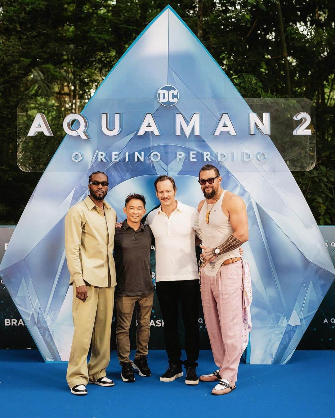 ジェイソン・モモアさんのインスタグラム写真 - (ジェイソン・モモアInstagram)「The #Aquaman and the Lost Kingdom cast have arrived in Brazil for #CCXP23 🔱」12月3日 11時21分 - prideofgypsies