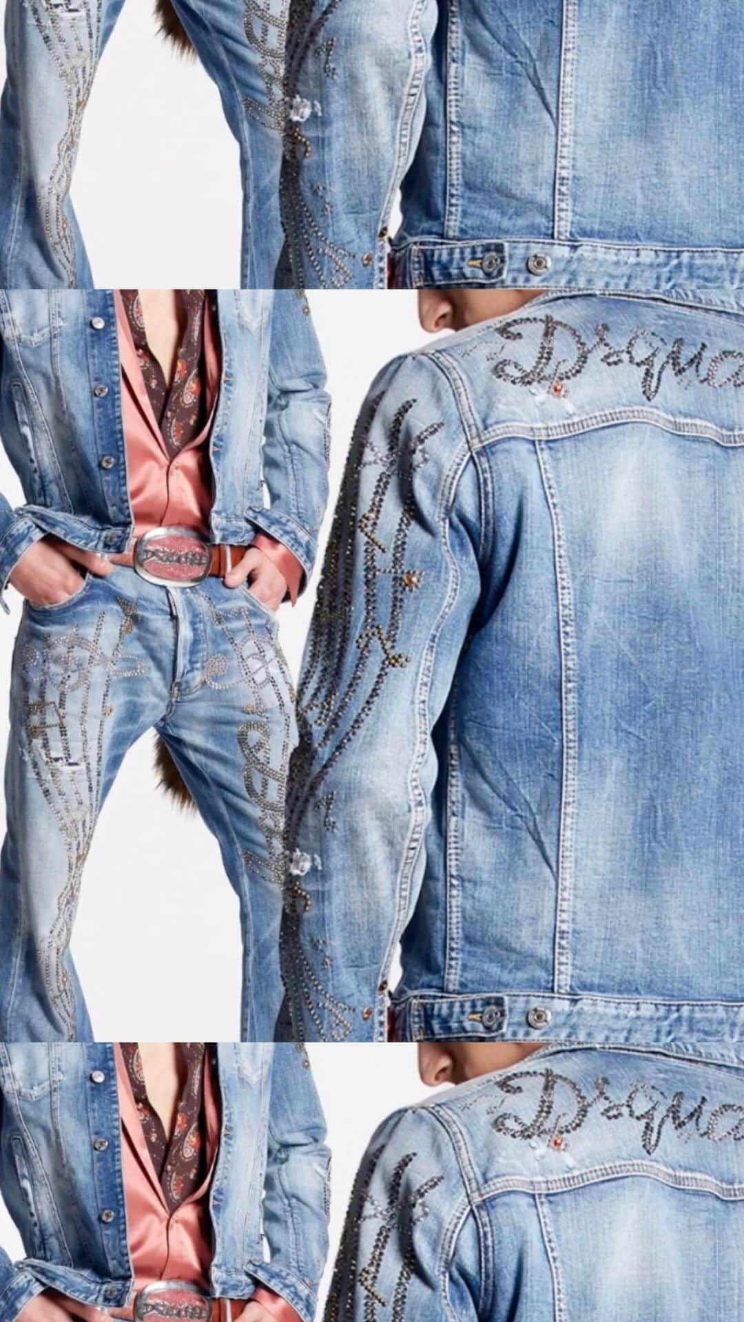 ディースクエアードのインスタグラム：「Name a better duo than D2 and denim - I’ll wait.... ⚡️  #DSQUARED2 #D2FW23」