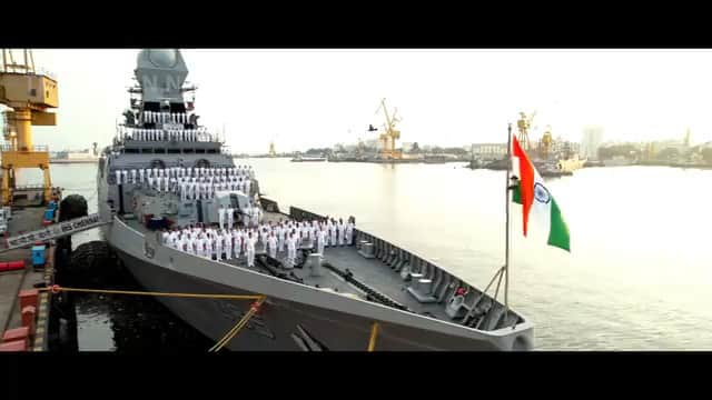 アミターブ・バッチャンのインスタグラム：「My great honour and pride to be a small part of this momentous celebration ..  Jai Hind 🇮🇳  . . 04th Dec, a date that’s etched in #maritime history & unravels a glorious saga in the life of #IndianNavy!! 🌊✨🎬  A riveting tale of valour, resilience & 🇮🇳's stellar #maritime legacy. From #OperationTrident's daring manoeuvres to embracing #AatmaNirbharta, a cinematic journey that goes beyond #history to pay solemn homage to #chhatrapatishivajimaharaj & #SarkhelKanhojiAngre, whose influence reverberates in today's #naval prowess.」