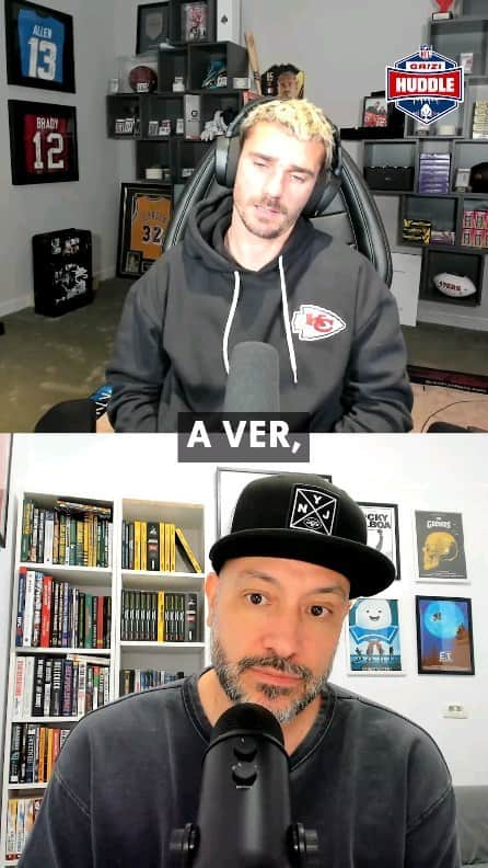 アントワーヌ・グリーズマンのインスタグラム：「Antoine ya tiene su pick para la final anticipada de la NFC entre Niners e Eagles. ¿Quién se lo lleva?  No te pierdas todos los picks en el canal de Youtube de @mundonfl   #MundoNFL」