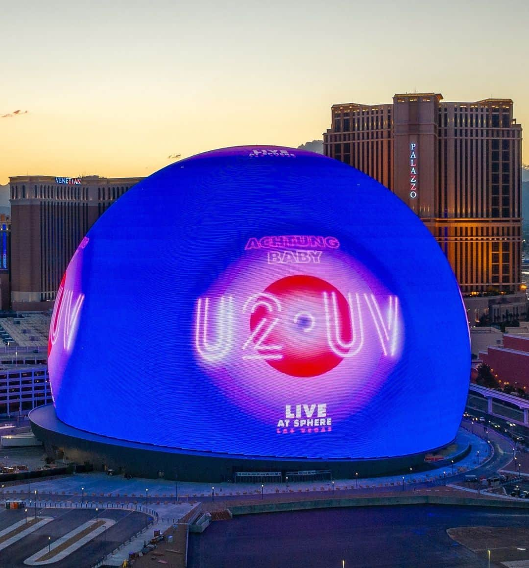 The Venetian Las Vegasのインスタグラム：「Who's headed to U2:UV at Sphere at The Venetian tonight?」