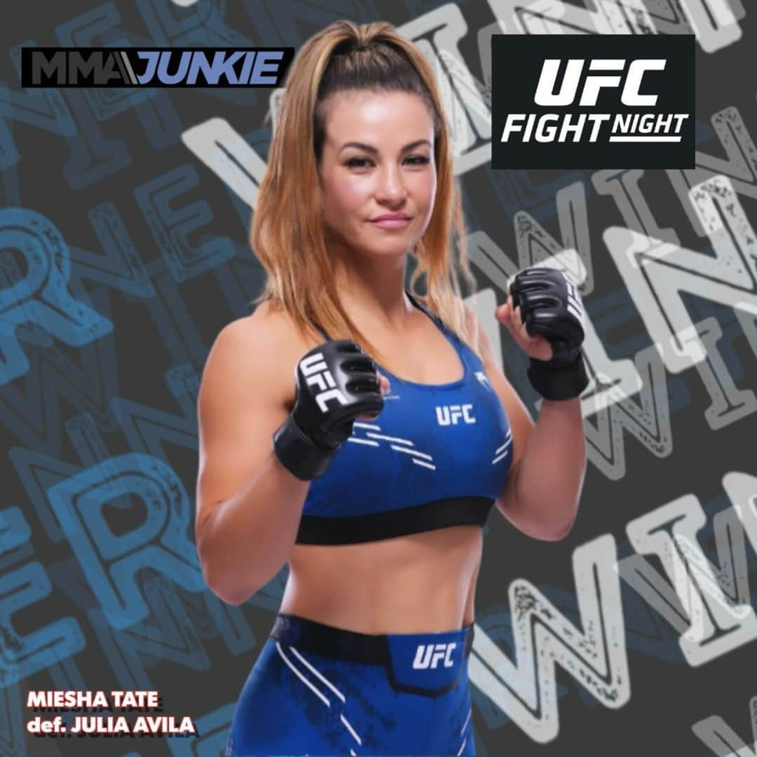 ミーシャ・テイトさんのインスタグラム写真 - (ミーシャ・テイトInstagram)「Miesha Tate dominates Julia Avila for a third-round submission #UFCAustin」12月3日 8時56分 - mieshatate