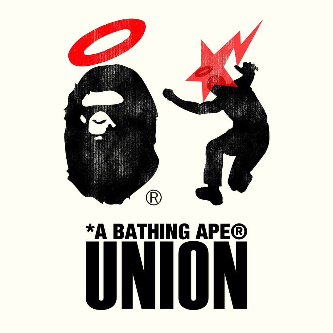 ア ベイシング エイプのインスタグラム：「A BATHING APE ® X UNION  COMING SOON...   @unionlosangeles @uniontokyo  #BAPE #ABATHINGAPE  #UNIONLOSANGELES #UNIONTOKYO」