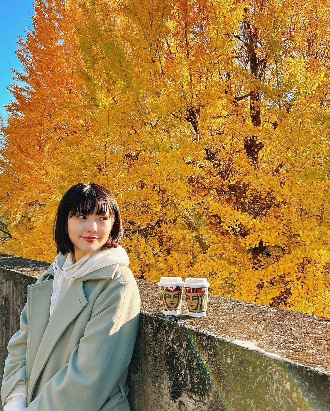 森貴美子さんのインスタグラム写真 - (森貴美子Instagram)「昨日は中華街〜元町〜山下公園〜日本大通りを散歩🚶 銀杏並木が見頃でした。  コート @midiumisolid_official  バッグ　@vasic_japan  デニム　@mecre_official  靴　@uggjapan」12月3日 21時06分 - morikimi_morikimi