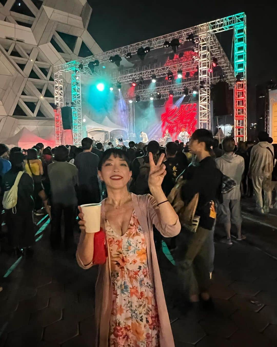 SATOKOのインスタグラム：「#台湾 #高雄 #沖縄 #下酒祭 最高でした♡ 本当に最高でした♡（語彙力） 最高すぎて最高しか言えない！！！！ #JUON #juken #nakkid #satoko #drums」