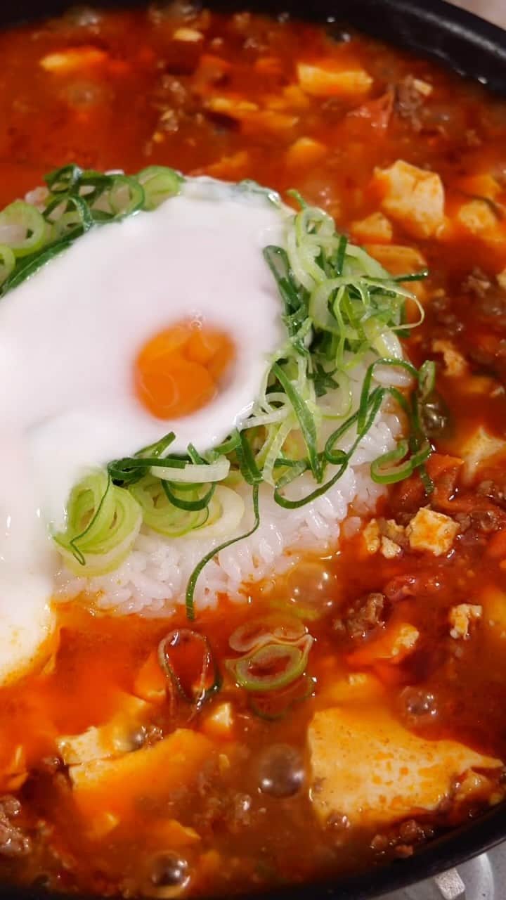 ケンティー健人のインスタグラム：「tomato mapo tofu with rice #food」