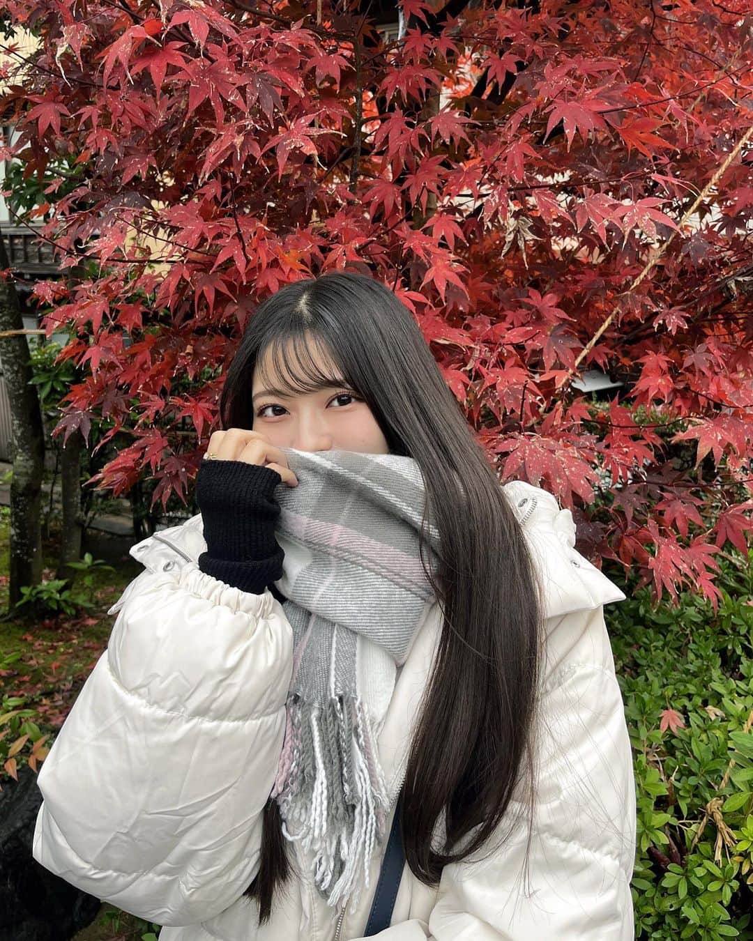 行天優莉奈さんのインスタグラム写真 - (行天優莉奈Instagram)「マフラーの季節ですね🧶🧣❤️  先日、妹とHADO旅行に行ってきました！！ 気温1桁で雨降ってたり、風強かったりで寒かった❄️ でも食べ歩きとかして楽しかったよー🥰  #AKB48HADO #石川県　#金沢旅行　#金沢観光」12月3日 19時47分 - yurina.0314