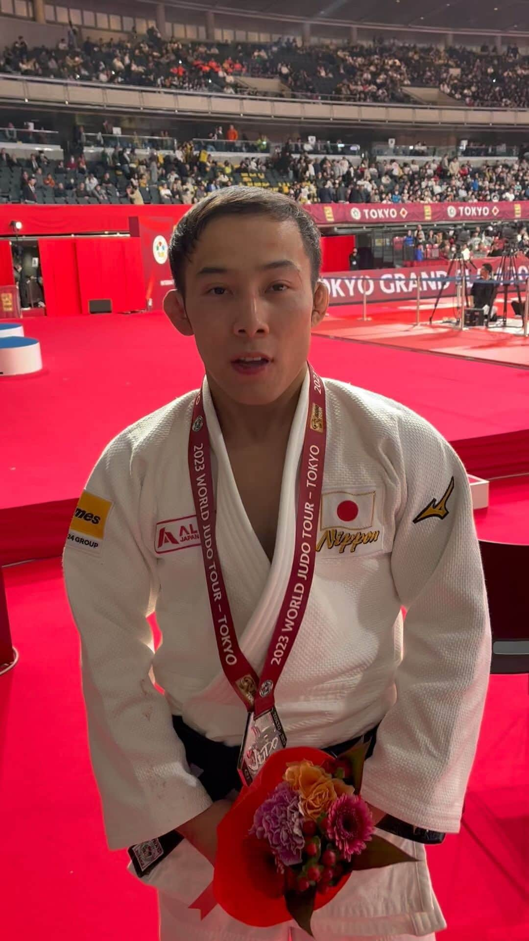 全日本柔道連盟(AJJF)のインスタグラム：「🥈60kg級　髙藤直寿選手」