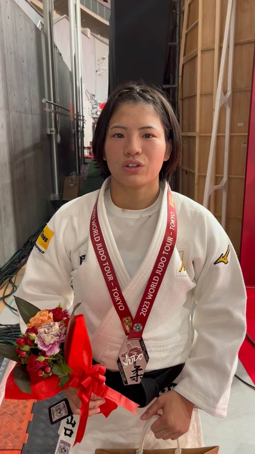 全日本柔道連盟(AJJF)のインスタグラム：「🥈63kg級　山口葵良梨選手」