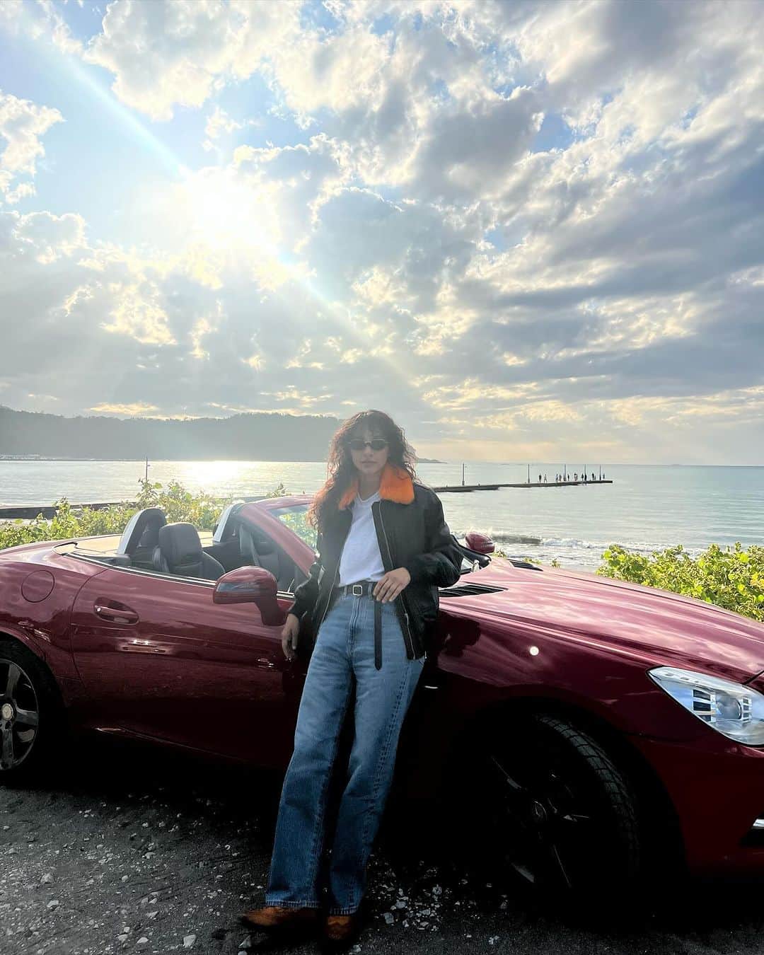 蒼葉えるのインスタグラム：「れあとドライブデートした日🚗♡」