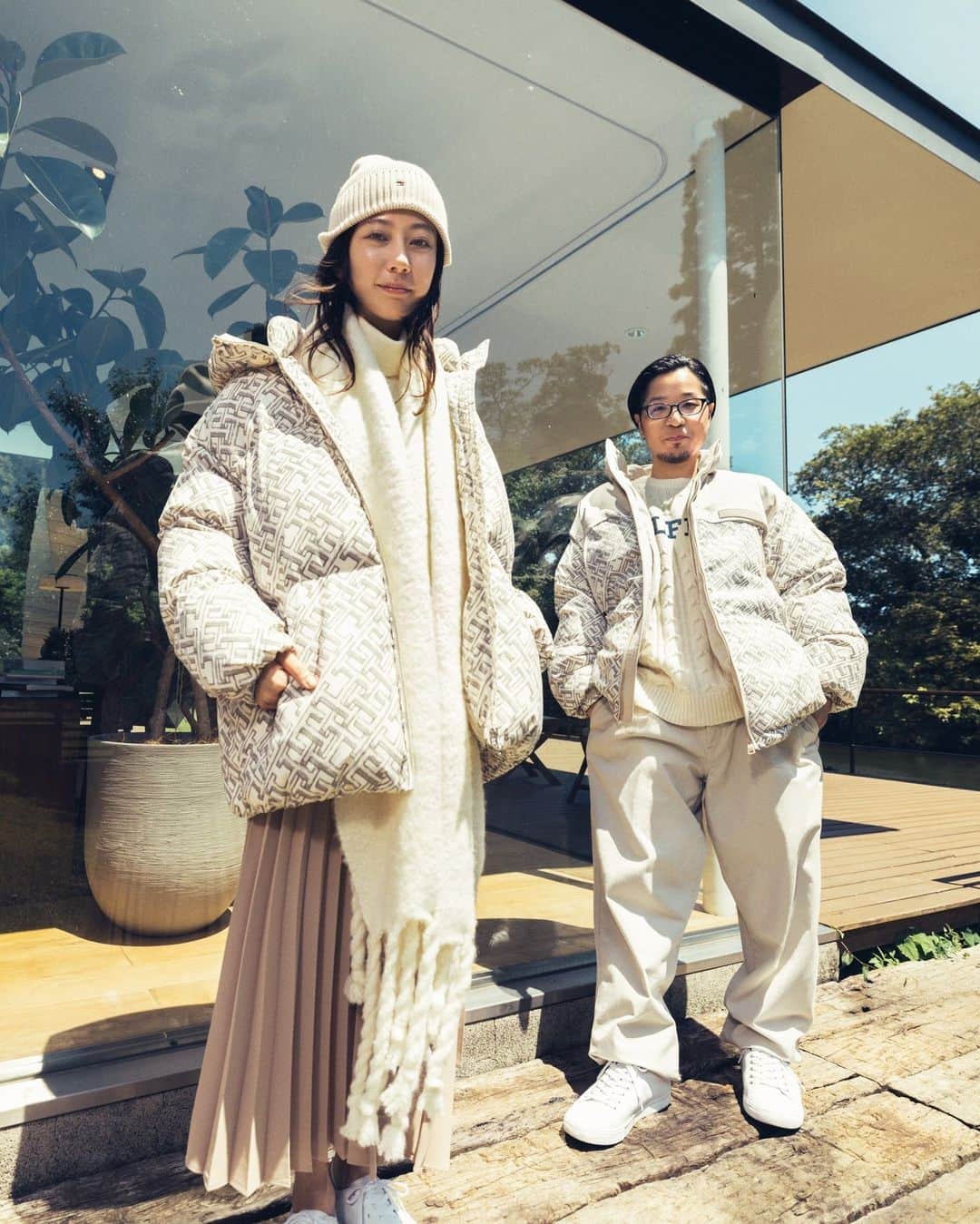 Tommy Hilfigerのインスタグラム：「@kreva_drk_dj908,  @sumiresmile074 and @punpee_  wearing the New York Puffer. #PufferJacket」