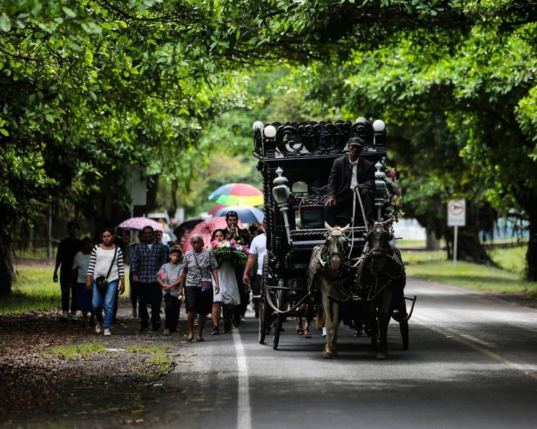 AFP通信さんのインスタグラム写真 - (AFP通信Instagram)「In the colonial town of Granada in Nicaragua, a 130-year-old tradition lives on. The deceased are taken to church and then to the cemetery in a horse-drawn hearse carved from wood.⁣ ⁣ ⁣ 📷 @oswaldorivasnic  #AFPPhoto」12月3日 21時00分 - afpphoto