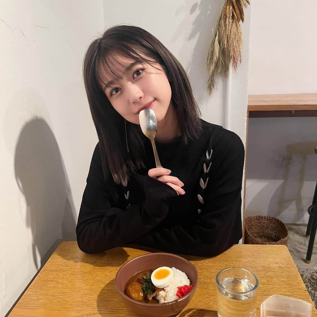 篠崎彩奈さんのインスタグラム写真 - (篠崎彩奈Instagram)「ここのカレー好きなの🍛🫶🏻 #cafe #cafe巡り #北参道カフェ #原宿カフェ #カレーライス」12月3日 21時00分 - ayana.s_official