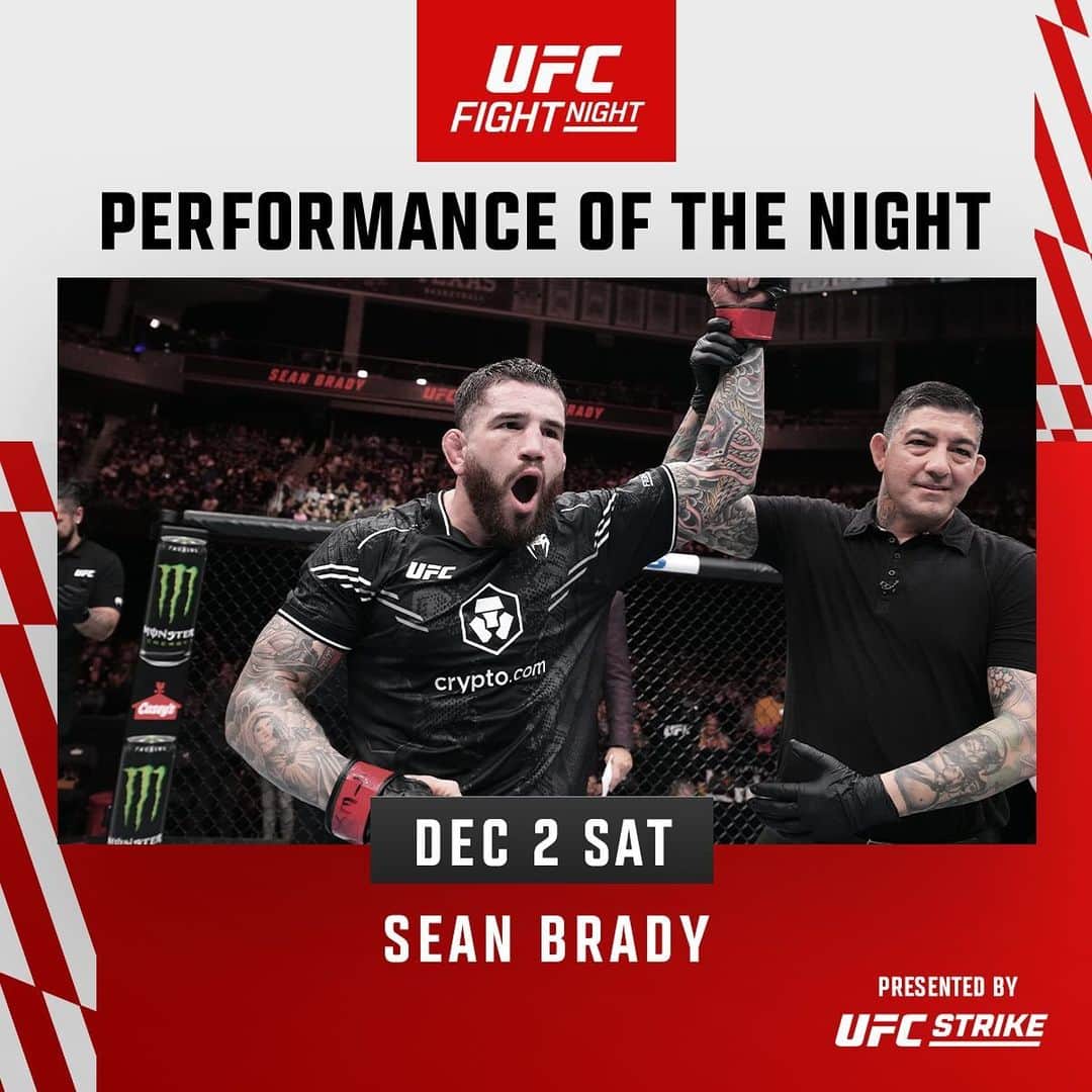 UFCさんのインスタグラム写真 - (UFCInstagram)「What a NIGHT 🔥  8 POTN bonuses handed out today at #UFCAustin  [ B2YB @UFCStrike ]」12月3日 12時23分 - ufc