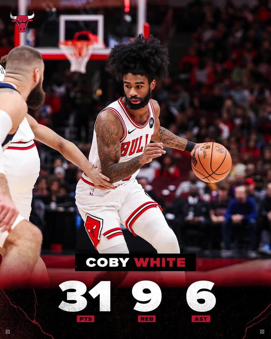 Chicago Bullsのインスタグラム：「Have a night, Coby White! 🥶」