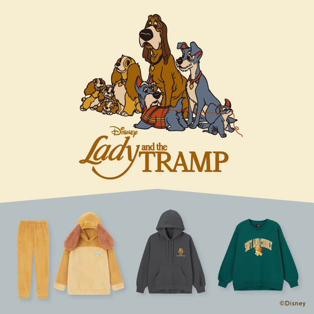 GU Hong Kongのインスタグラム：「【「Lady and the Tramp」特別企劃下週五隆重登場 (12/08)！】迪士尼「Lady and the Tramp」特別企劃即將登場！系列包括以人氣動畫場景為設計靈感的衞衣與居家服，讓你瞬間變身成為迪士尼角色。立即預留時間12月8日（星期五）到GU網絡旗艦店及指定分店*入手✨！ *此特別企劃希慎廣場店不設發售。 - 📲 🔗  即上網絡旗艦店搶先查看商品設計及詳情！ - #GUHK #GUHongKong #YourFreedom #GUStyle #LadyandtheTramp #Disney」