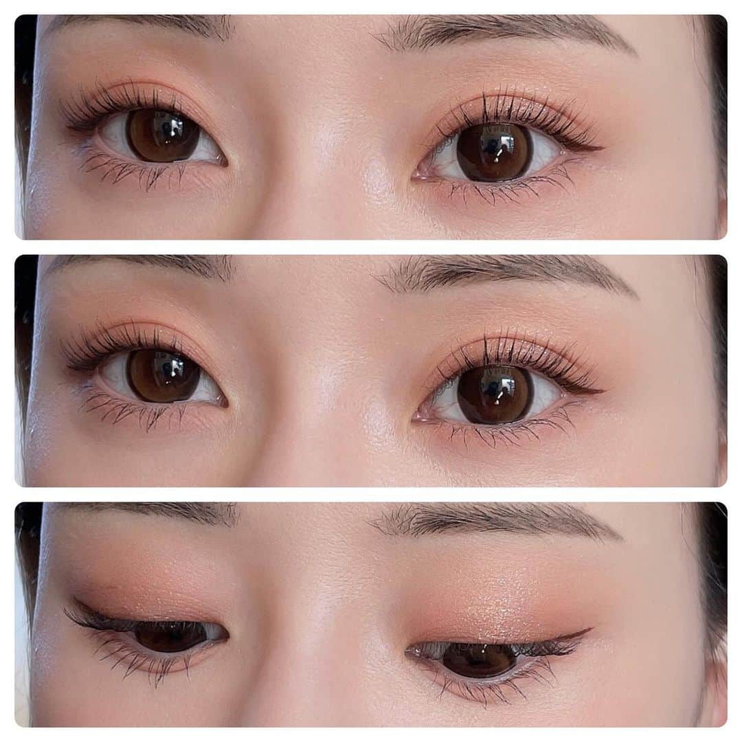 Arisaさんのインスタグラム写真 - (ArisaInstagram)「昨日のメイク💄💄💄 アイシャドウはアンディアマルチカラーパレットの ディアベージュを久しぶり使った🥹🩷  そして愛用してる @poplens_official から グローイのビックサイズが出たの！ その着画と比較を載せておく💁🏻‍♀️  私はビックより、普通のグローイの方が 馴染んで付けやすいかな👁️  盛りたい方におすすめ🫠🫠🩷  poplensもう愛用して五年以上になるけど 本当どのデザインも好きでさぁ🥹 友達にもお勧めしてるし、カラコンデビューの 人にもゴリ押ししてるので皆様も是非🩷  ※1枚目付けてるのはビックグローイヘーゼル  #カラコン #水光カラコン #poplens #ポップレンズ #ビックグローイ #ビックグローイヘーゼル  #ビッググローイモカブラウン  #新作カラコン #アイライターグローイ」12月3日 13時01分 - saarariii